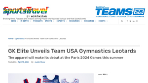 GK Elite Unveils Team USA Gymnastics Leotards - SportsTravel - team usa gymnastics apparel