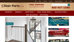 Stair Parts | Wood Railings | Balusters | Newels | Stairs - stair parts usa