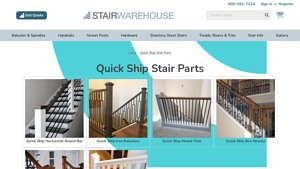 Quick Ship Stair Parts | Staircase Parts for Sale - Stair Warehouse - stair parts usa