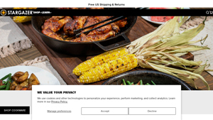 Stargazer | Cast Iron Cookware Made in USA - cast iron frying pans made in usa