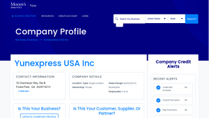 YUNEXPRESS USA INC Forest Park GA, 30297 - Company Profile - Cortera - yunexpress usa inc