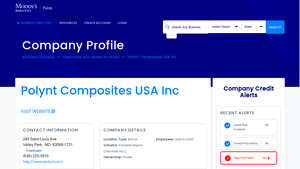 POLYNT COMPOSITES USA INC Valley Park MO, 63088 - Company Profile - Cortera - polynt composites usa inc