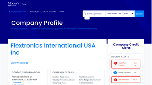 FLEXTRONICS INTERNATIONAL USA INC Buffalo Grove IL, 60089 - Cortera - flextronics international usa inc