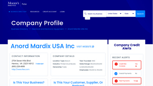 ANORD MARDIX USA INC Henrico VA, 23231 - Company Profile - Cortera - anord mardix usa inc