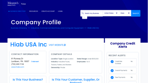 HIAB USA INC Levittown PA, 19057 - Company Profile - Cortera - hiab usa inc