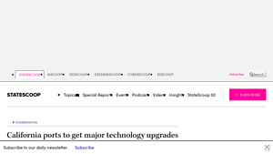 California ports to get major technology upgrades - StateScoop - ports in california usa