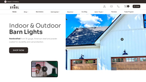 American Made Indoor & Outdoor Barn Lights - Steel Lighting Co - light fixtures usa