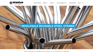 Wholesale Reusable Stainless Steel Drinking Straws - Steelys® Straws - stainless steel drinking straws made in usa