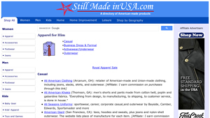 Still Made in USA.com - American-made Men's Apparel - men's apparel made in usa