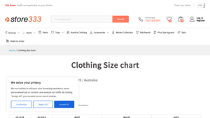 Women Clothing Size chart for USA, Australia and Europe - Store333 - clothing sizes australia to usa