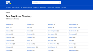 Best Buy Store Directory - best electronics to buy in usa