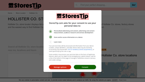 Hollister Co. Store locator - store list, hours, locations | StoresTip.com - hollister company usa
