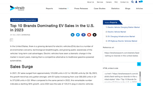 The best-selling electric vehicle brands in the United States - best selling vehicles in usa