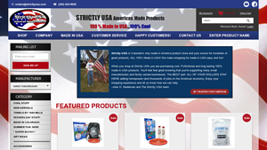 Buy 100% Made in USA Products Here!..BUY AMERICAN::Strictly USA ... - products made in the usa only