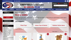 Buy 100% Made in USA Toys, Games and stuffed animals right here ... - toys made in usa