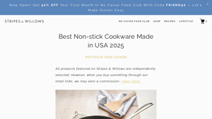 Best Non-stick Cookware Made in USA 2025 — Stripes & Willows - cooking pots and pans made in usa