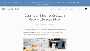 Ceramic and Enamel Cookware Made in USA 2025 Edition - ceramic cookware made in usa