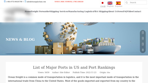 List of Major Ports in US and Port Rankings - STU Supply Chain - ports east coast usa