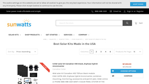 Best Solar Kits Made in the USA - SunWatts - solar panels made in usa
