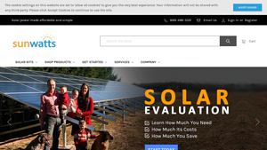SunWatts - Solar kits, solar panels, home storage batteries - solar power usa