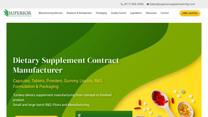 #1 Supplement Manufacturer In USA | Turnkey Private Label ... - top supplement manufacturers in usa