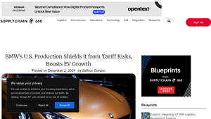 BMW's Local Production in the USA: Mitigating Tariff Risks - bmw manufacturing usa