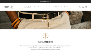 Shop Leather Belts | Made in the U.S. - Tanner Goods - leather belts made in usa