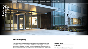 Our Company | The Medicines Company - Targanta - medicine company in usa