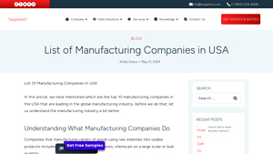 What are the Top 10 Largest Manufacturing Companies in the USA - TargetNXT - manufacturing companies in usa