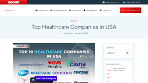 Top Healthcare companies In USA | The Ultimate Guide - TargetNXT - top 10 healthcare companies in usa
