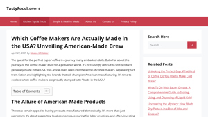 Which Coffee Makers Are Actually Made in the USA? Unveiling American ... - coffee maker made in usa