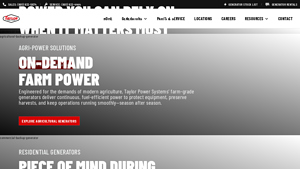 Taylor Power Systems | Reliable Generators & Power Solutions - generators made in the usa