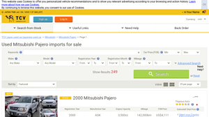 Used Mitsubishi Pajero imports for sale - TCV - mitsubishi pajero sport usa