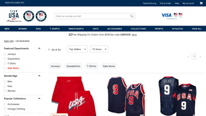 2024 USA Basketball Jerseys, Gear, USA Soccer Jerseys, Apparel ... - usa basketball clothing