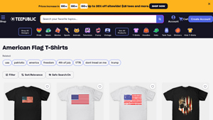American Flag T-Shirts for Sale - TeePublic - usa flag apparel