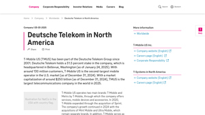 Deutsche Telekom in North America - t mobile usa inc