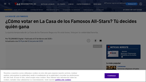 Cómo votar en La Casa de los Famosos All-Stars - Telemundo Washington ... - la casa de los famosos usa 2024 en vivo