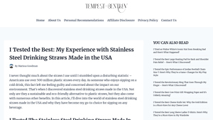 I Tested the Best: My Experience with Stainless Steel Drinking Straws ... - stainless steel drinking straws made in usa