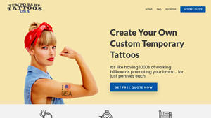 Temporary Tattoos USA | Create Your Own Custom Temporary Tattoos - made in usa tattoo