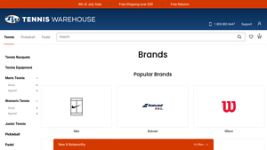 Brands - Tennis Warehouse - tunnlis company in usa