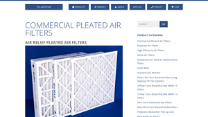 Commercial Pleated Air Filters - hvac pleated filter manufacturers usa