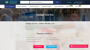 Gadge Usa Inc. in miami florida usa | apparel and garments - gadge usa inc