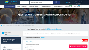 Apparel Manufacturers, Garment clothing Exporter & Wholesalers in Miami ... - wholesale clothing miami usa