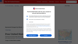 Free Printable Maps of United States | The 50 United States: US State ... - usa map print