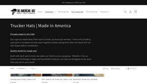 American Baseball Trucker Hats | Made In USA - caps made in usa