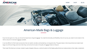 American-Made Bags & Luggage - The American List - luggage made in usa