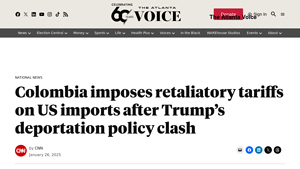 Colombia imposes retaliatory tariffs on US imports after Trump's ... - colombia exports to usa