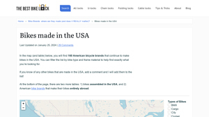 Bikes made in the USA - The Best Bike Lock - mountain bikes made in usa