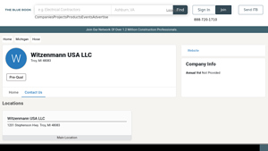 Witzenmann USA LLC - Locations and Key Contacts | ProView - witzenmann usa llc troy mi