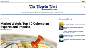 Market Watch: Top 10 Colombian Exports and Imports - The Bogotá Post - colombia exports to usa